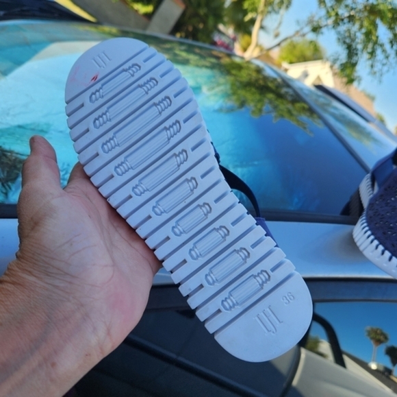 ILSE JACOBSEN Tulip  Blue Web shoes - Picture 7 of 7